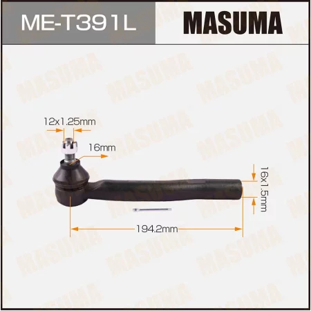 Наконечник рулевой левый Lexus RX450 GYL15 3.5i Hybrid 09> 45470-09020 MASUMA