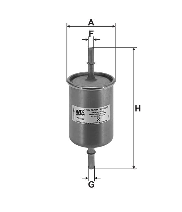 Фильтр топливный Opel Astra/Corsa/Omega/Vectra, 0450905316 93281594 WK 512 WIX